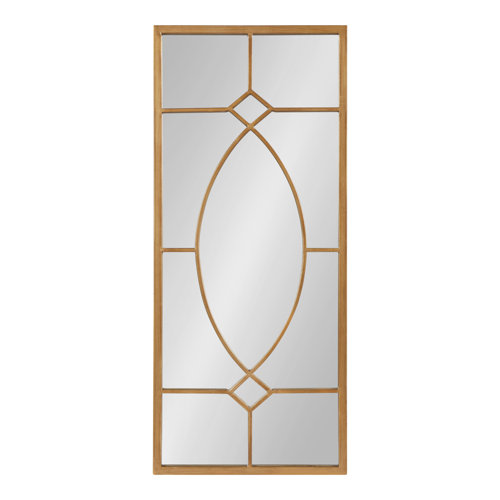 Rosdorf Park "Bakersfield Metal Framed Mirror 13x30 Wayfair